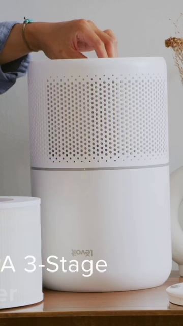 LEVOIT Air Purifier for Home , Remove 99.97% Dust Smoke Mold Pollen, Core 300, White смотреть онлайн