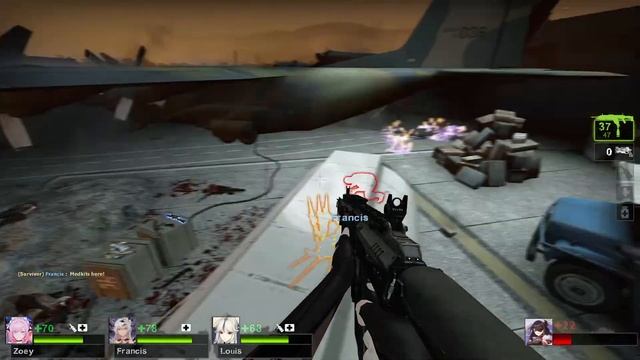 Left 4 Dead 2 Anime Survivor Mods: Dead Air + Blood Harvest Chill Playthrough смотреть онлайн