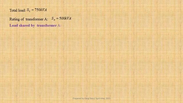 Problems on parallel operation of single phase transformers: Part 3 смотреть онлайн