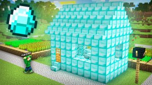 ОТКУДА В НАШЕЙ ДЕРЕВНЕ ЭТОТ АЛМАЗНЫЙ ДОМ В МАЙНКРАФТ | Риколит Minecraft