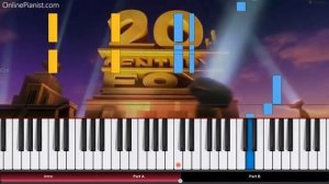 20th CENTURY FOX Piano (Reversed)