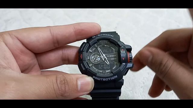 Casio G-shock Ga-400-1b 200m Diver Mens Watch Digital Ga-400 Black