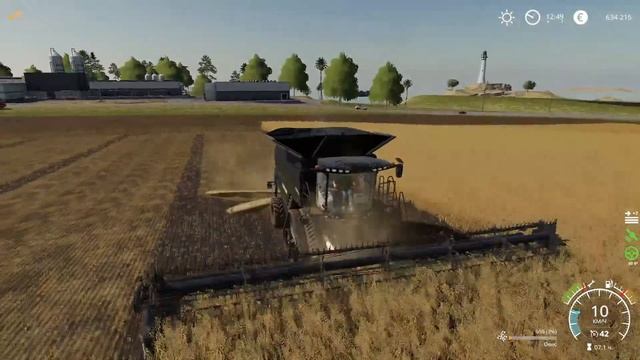 FENDT IDEAL 9T MAN TGS 18.500 Уборка FARMING SIMULATOR 19 LIVE смотреть онлайн