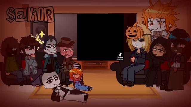 Slashers react to the y/n's || FINAL || смотреть онлайн