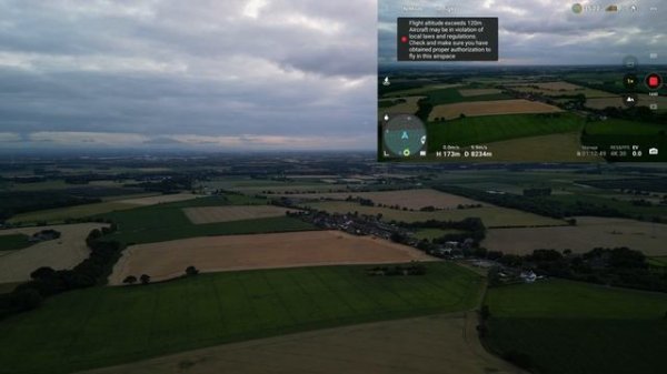 dji mini 3 pro range test with rc rm330 over 5 miles & back