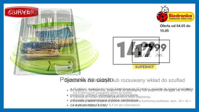 BIEDRONKA | Oferta od Wtorku 04.05.2021 | Twoja Kuchnia | Niezbędne Akcesoria смотреть онлайн