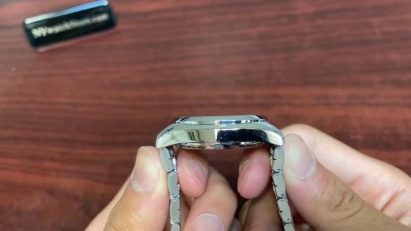 Seiko 5 Automatic Day-Date Stainless Steel Watch SNK355K1