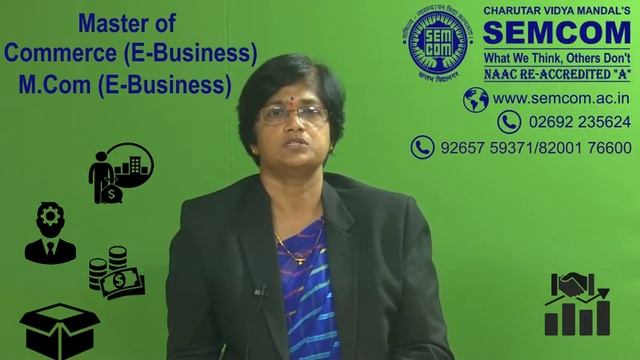 M.Com. (E-Business) Programme offered at SEMCOM, Vallabh Vidyanagar смотреть онлайн