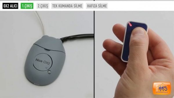 Nice OX2 Harici Alıcı Kurulumu