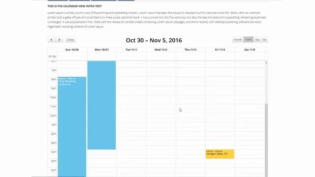 Event Registration Pro 4 Calendar Preview смотреть онлайн