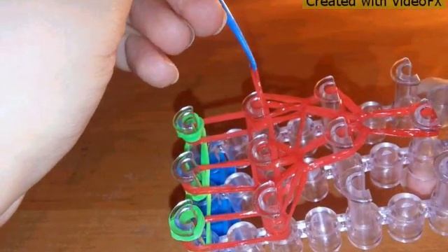 Клубничка из резинок Rainbow Loom/Liana Rey смотреть онлайн