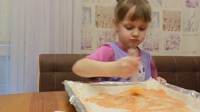 Домашняя пицца из лаваша | Готовим с мамой | Пицца быстро и вкусно смотреть онлайн