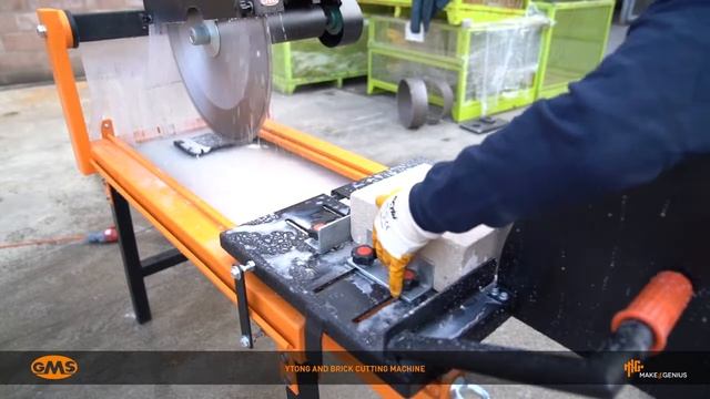 GMS BCZ 600 - steinsag for kapping av blokker смотреть онлайн