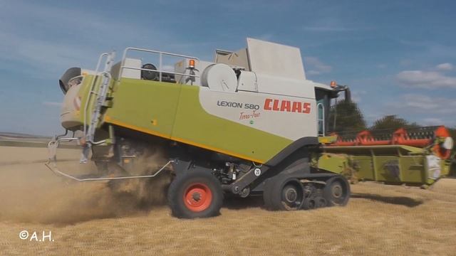 Claas Lexion 580 TT vs. 33 ha Sommergerste // Südzucker AG смотреть онлайн