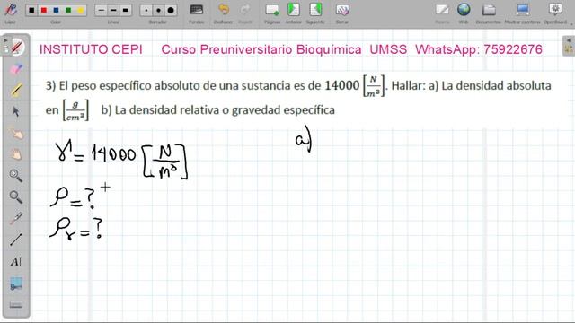 Química tema 1 DENSIDAD смотреть онлайн
