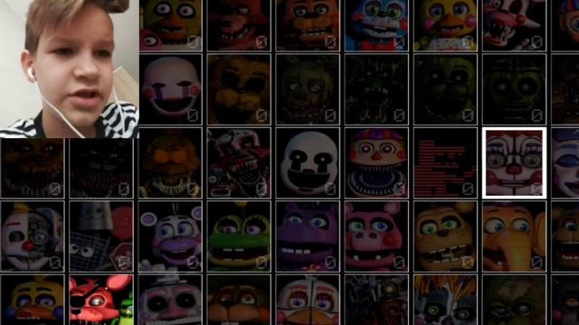 ФНАФ 7 Ultimate Custom night/50 аниматроников! смотреть онлайн