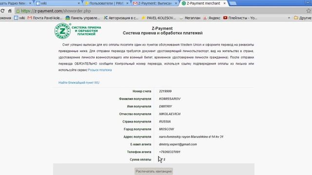 Инструкция Z Pay