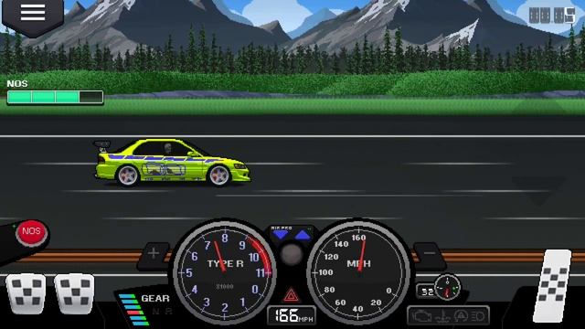Pixel car racer Fast And Furious Paul walkers EVO build 6sec tune смотреть онлайн