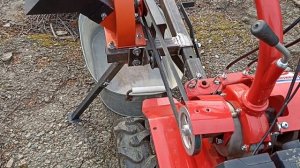 Измельчитель веток  Affe Master на задней сцепке мотоблока Салют.