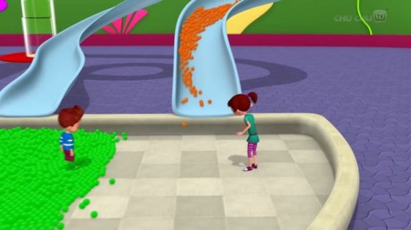 Surprise Eggs Ball Pit Show for Kids to Learn ALL Colours | ChuChu TV Funzone 3D for Children