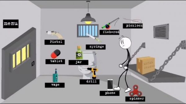 Stickman побег из тюрьмы 6: Прохождение