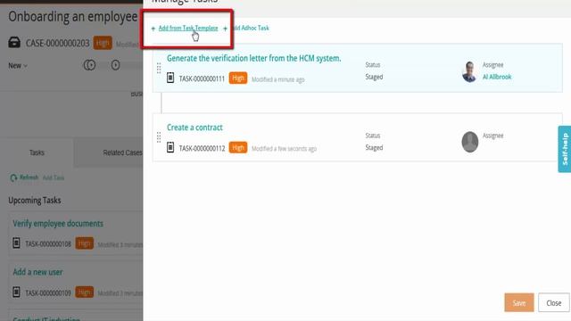 BMC Helix Business Workflows - Adding adhoc tasks to a case смотреть онлайн