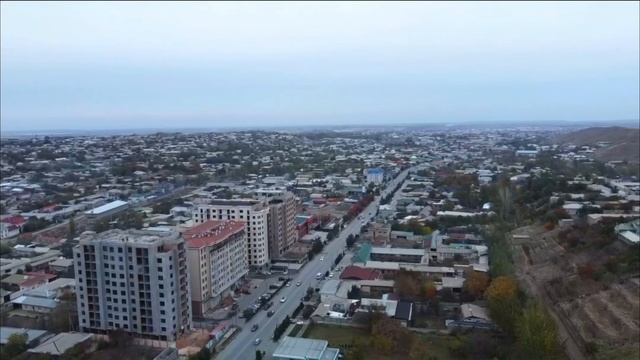 Город Ура-тюбе ныне город Истаравшан Согдийская область Таджикистан вид с птичьего полёта ... смотреть онлайн