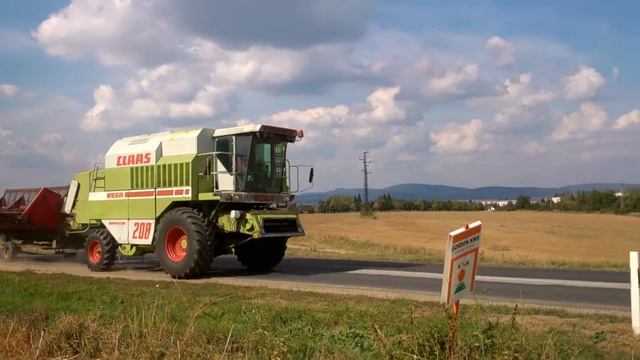 Claas Mega 208 - Vége a napraforgó aratásnak! смотреть онлайн