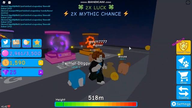Bubble Gum Simulator Рубрика(от 1 до 100) смотреть онлайн