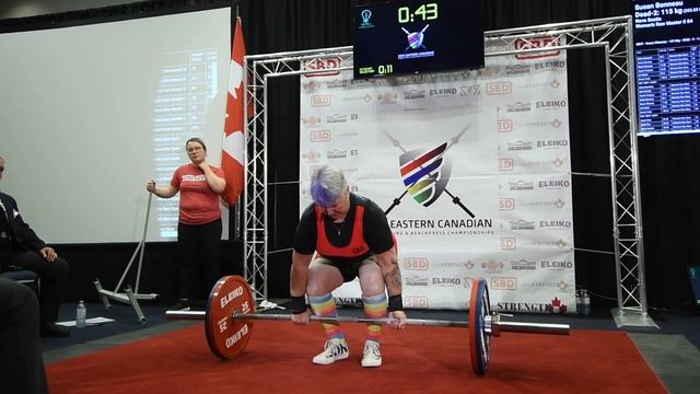 Sue Bonneau 115 kgs/253.5 lbs Deadlift смотреть онлайн
