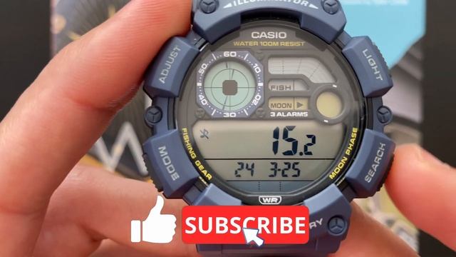 Casio WS-1500H User Manual How To Set The Time смотреть онлайн