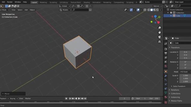 Blender-Tutorial ..Object Move, Rotate and scale смотреть онлайн