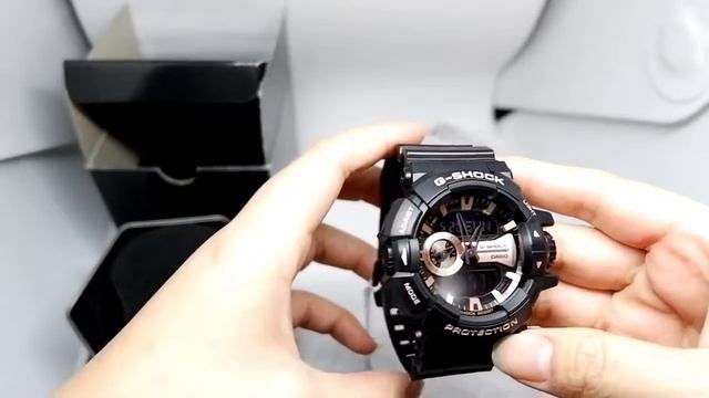CASIO G-SHOCK GA-400GB-1A4 ORIGINAL UNBOXING