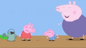 Немецкий язык по мультфильмам с субтитрами (DE) Peppa Wutz. Gartenarbeit (S01 E10)