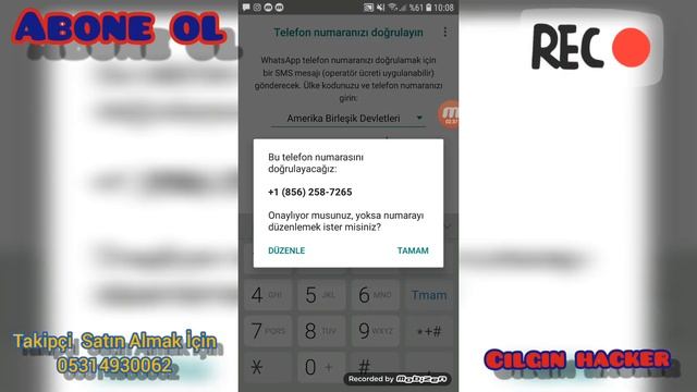 WHATSAPP SAHTE NUMARA ALMA | FAKE NUMARA NASIL ALINIR? смотреть онлайн