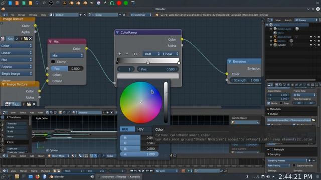 Blender Tutorial:Star Trek Warp Bubble Effect P1 Ver.1 смотреть онлайн