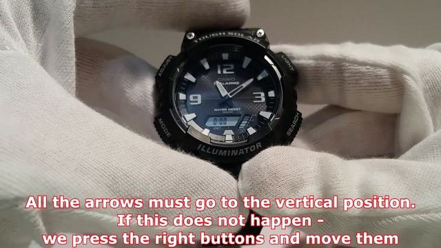 Casio AQ-S810W Manual 5208 For Calibration Analog Time If Not Sync