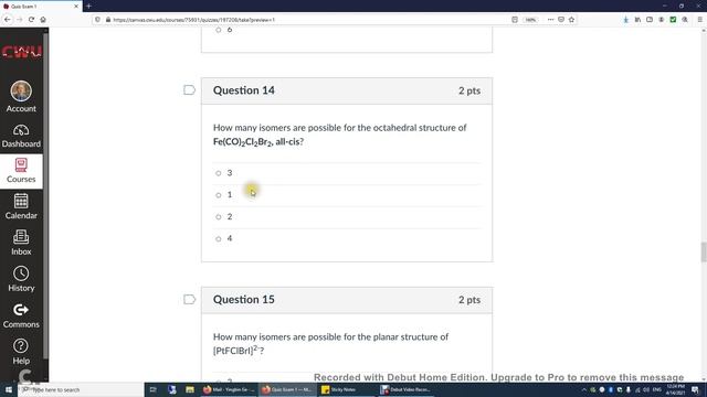 Chem473 2021S Exam1 Answers смотреть онлайн