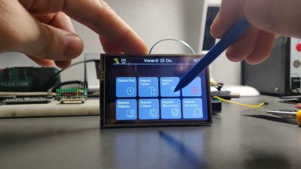 ATMEGA2560 ILI9486 custom lib domotics 2