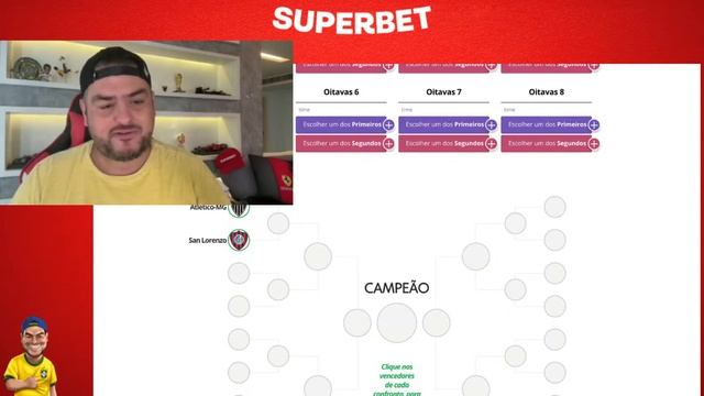Live - Sorteio da Libertadores - Oitavas смотреть онлайн