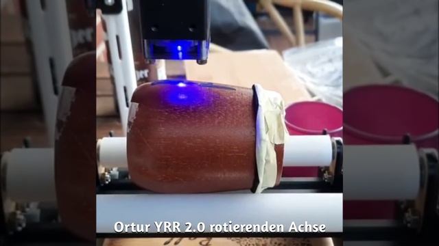 Ortur YRR Walzenachse 1. Test Mit KKmoon 30W Laser