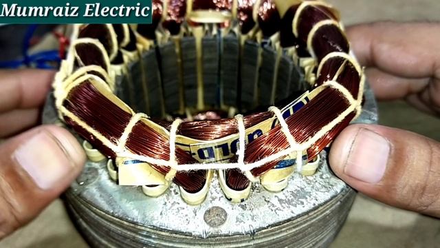 Pedestal Fan goal/round stator 1.5 inche original copper winding data / How to rewind pedestal Fan смотреть онлайн