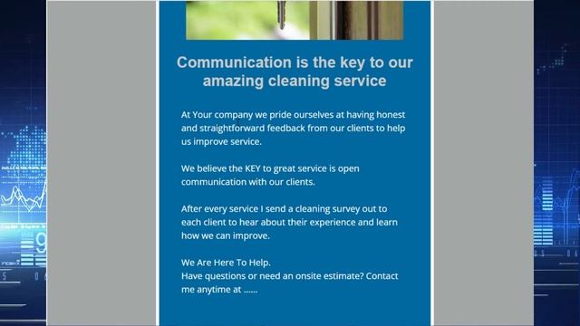 Commercial Cleaning Email Marketing Template смотреть онлайн