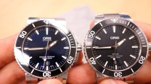 New Vs Old Oris Aquis Date Automatic Dive Watch Comparison - Perth WAtch #306