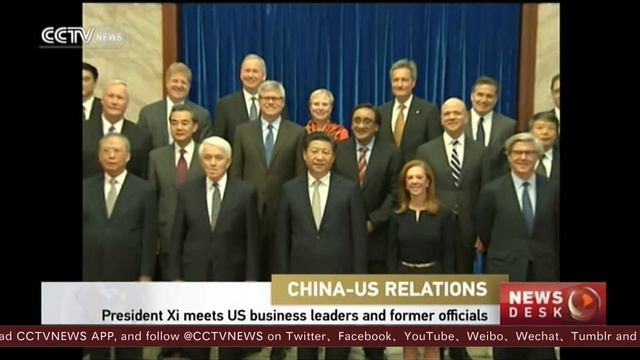 Xi Meets US Business Leaders, Former Officials