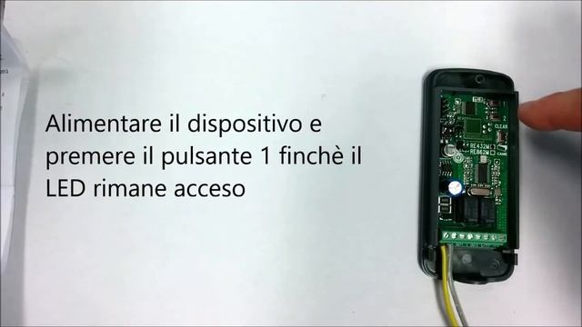 CAME RE432M Come ripristinare la memoria смотреть онлайн