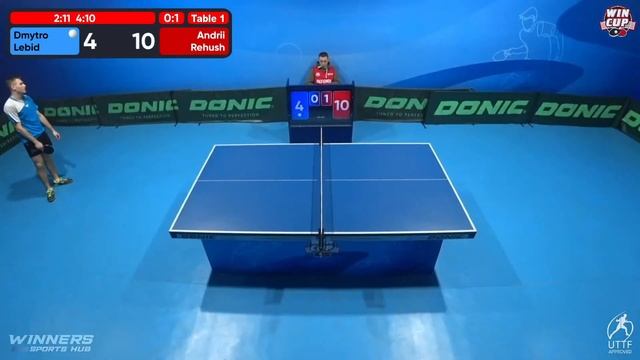 13:00 Dmytro Lebid 0-3 Andrii Rehush West 3 WIN CUP 03.01.2023 | TABLE TENNIS WINCUP смотреть онлайн