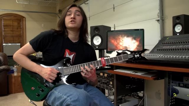 Afterlife Full Guitar Solo Tutorial Part 2 смотреть онлайн