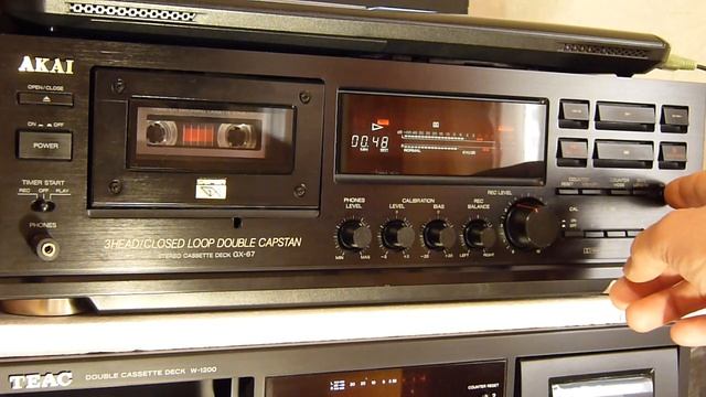 Работа Деки AKAI GX - 67