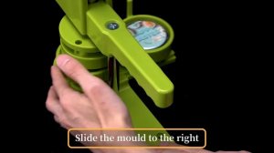 BEAMNOVA 58mm Plastic Button Maker Machine Sliding Round Pin Badge Maker Kit, 2.28 in (2-1/4 Inch)